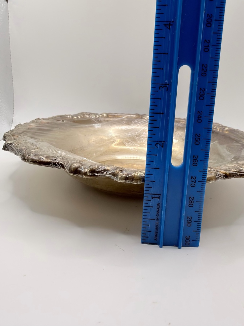 Vintage Silver-Tone Decorative Bowl/ Serving Trays - Picture 14 of 14